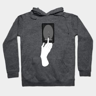 Hand holding Magic card Hoodie